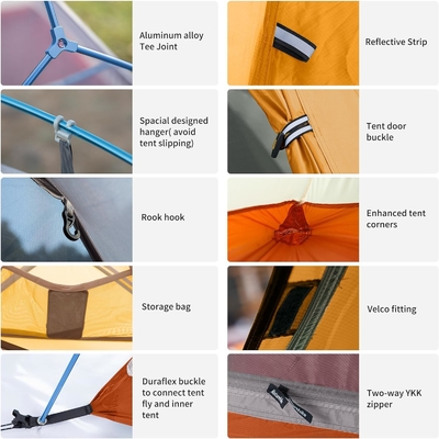 Naturehike Cloud-Up 1 persoon tent Lichte rugzak tent voor één man, waterdicht ultralicht eenpersoons tent, Do
