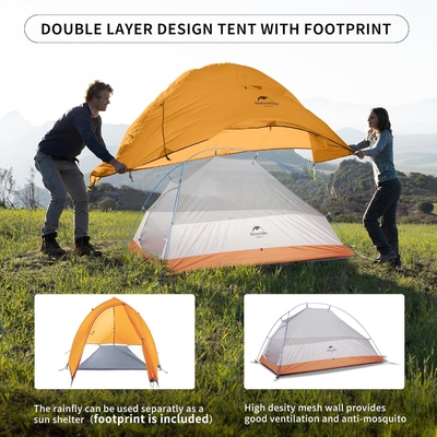 Naturehike Cloud-Up 1 persoon tent Lichte rugzak tent voor één man, waterdicht ultralicht eenpersoons tent, Do