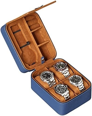ROTHWELL 5 Watch Travel Case Storage Organizer voor 5 horloges