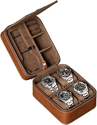 ROTHWELL 5 Watch Travel Case Storage Organizer voor 5 horloges