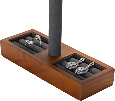 Houten horlogescherm T-balk horlogescherm sieradenhouder horlogeschermhoes voor mannen horlogeschermhouder organisator voor mannen
