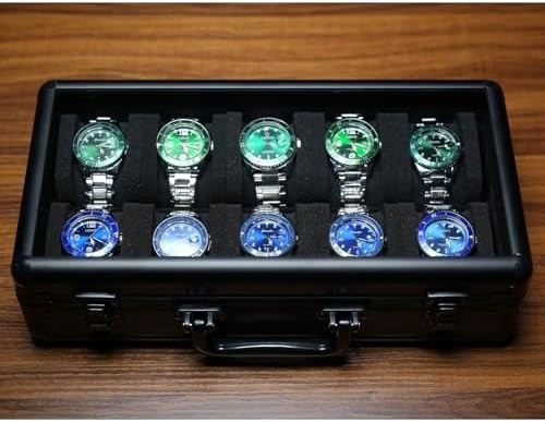 3 horloge reiszak rol, Hard horloge draagzak rol display opslaghouer doos met zachte schuim kussens knus passen alle grootte