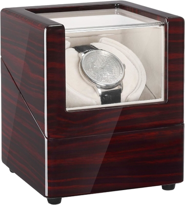 CHIYODA horlogespoeler voor eenmalige automatische horloges Solid houten doos met Mabuchi motoren