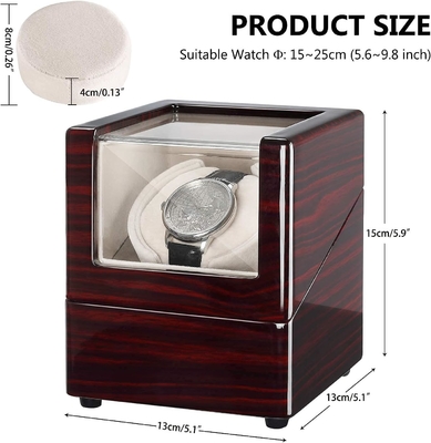 CHIYODA horlogespoeler voor eenmalige automatische horloges Solid houten doos met Mabuchi motoren