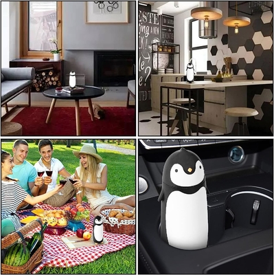 Pinguïn Roestvrij staal Vacuüm geïsoleerde flessen Reisbeker Thee Waterfles Koffiefles