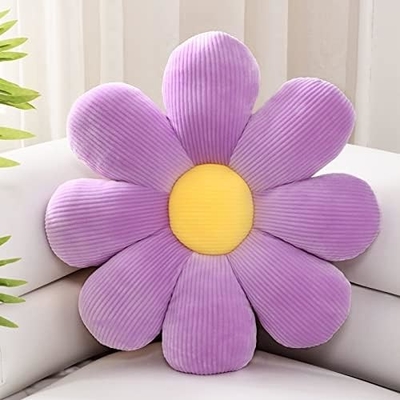 Bloemkussen, bloemvormig knuffelkussen kerstversiering bloemvloerkussen, zitkussen, schattig kamerversiering &amp; pluis