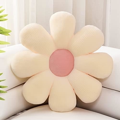 Bloemkussen, bloemvormig knuffelkussen kerstversiering bloemvloerkussen, zitkussen, schattig kamerversiering &amp; pluis