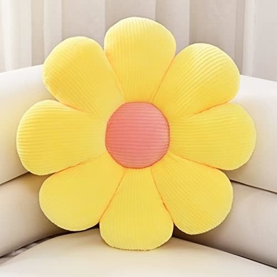 Bloemkussen, bloemvormig knuffelkussen kerstversiering bloemvloerkussen, zitkussen, schattig kamerversiering &amp; pluis