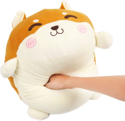 Shiba Inu Plush Kussen Gevulde Dier Lief Plush Speelgoed Squishy Anime Corgi Plushie Fluffy Kawaii Zachte knuffel Kussen