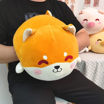 Shiba Inu Plush Kussen Gevulde Dier Lief Plush Speelgoed Squishy Anime Corgi Plushie Fluffy Kawaii Zachte knuffel Kussen
