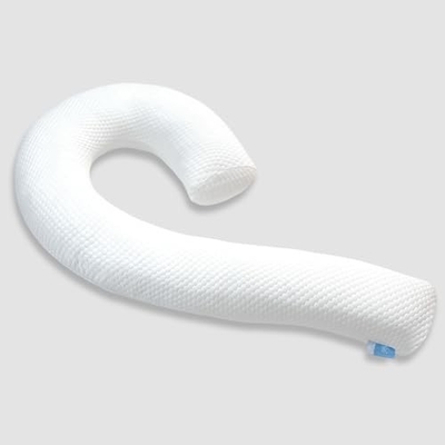 Lichamelijk kussen voor volwassenen - zachte lange bedkussen insert voor het slapen - versnipperd geheugen schuim &amp; verwijderbaar wasbaar deksel