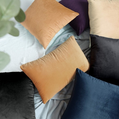 NTBAY 2 Pack Zippered Velvet King kussens, superzacht en gezellig Luxe Fuzzy Flannel kussens met Zipper, 20x36