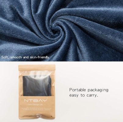 NTBAY 2 Pack Zippered Velvet King kussens, superzacht en gezellig Luxe Fuzzy Flannel kussens met Zipper, 20x36