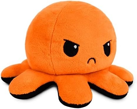 TeeTurtle - De originele omkeerbare octopus Plushie - Liefde + Haat - Schattige zintuiglijke figuurtjes Gevulde dieren die je laten zien