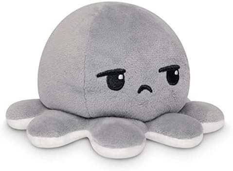 TeeTurtle - De originele omkeerbare octopus Plushie - Liefde + Haat - Schattige zintuiglijke figuurtjes Gevulde dieren die je laten zien