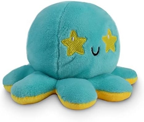 TeeTurtle - De originele omkeerbare octopus Plushie - Liefde + Haat - Schattige zintuiglijke figuurtjes Gevulde dieren die je laten zien