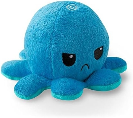 TeeTurtle - De originele omkeerbare octopus Plushie - Liefde + Haat - Schattige zintuiglijke figuurtjes Gevulde dieren die je laten zien