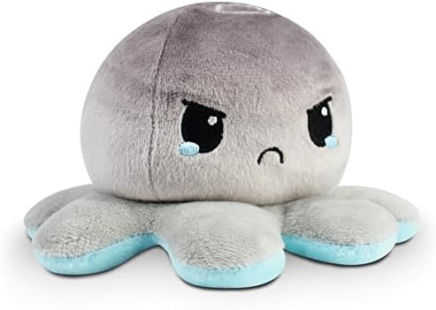 TeeTurtle - De originele omkeerbare octopus Plushie - Liefde + Haat - Schattige zintuiglijke figuurtjes Gevulde dieren die je laten zien