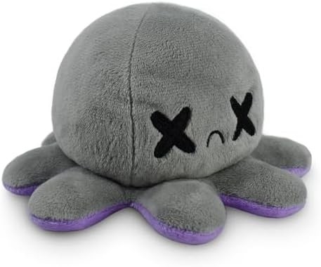 TeeTurtle - De originele omkeerbare octopus Plushie - Liefde + Haat - Schattige zintuiglijke figuurtjes Gevulde dieren die je laten zien