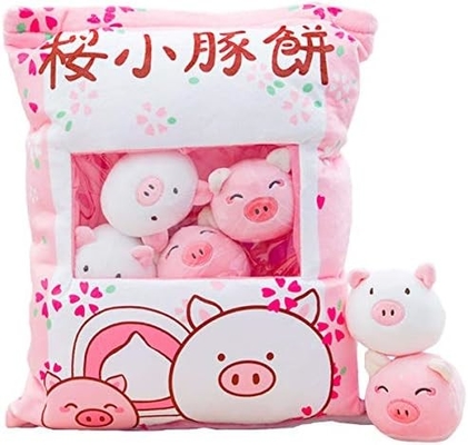 REFAHB Schattige pluizige kussen gooi kussen afneembare vullende dieren speelgoed creatieve geschenken voor meisjes (kittens)