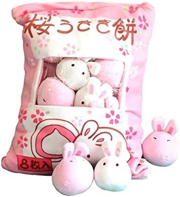 REFAHB Schattige pluizige kussen gooi kussen afneembare vullende dieren speelgoed creatieve geschenken voor meisjes (kittens)