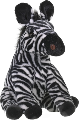 Wilde Republiek Zebra Plush, Gevulde Dier, Plush Speelgoed, cadeautjes voor kinderen, Knuffels 12 inch, Multicolor