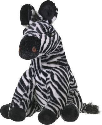 Wilde Republiek Zebra Plush, Gevulde Dier, Plush Speelgoed, cadeautjes voor kinderen, Knuffels 12 inch, Multicolor
