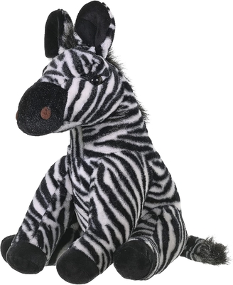 Wilde Republiek Zebra Plush, Gevulde Dier, Plush Speelgoed, cadeautjes voor kinderen, Knuffels 12 inch, Multicolor