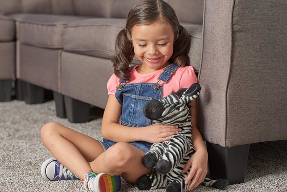 Wilde Republiek Zebra Plush, Gevulde Dier, Plush Speelgoed, cadeautjes voor kinderen, Knuffels 12 inch, Multicolor