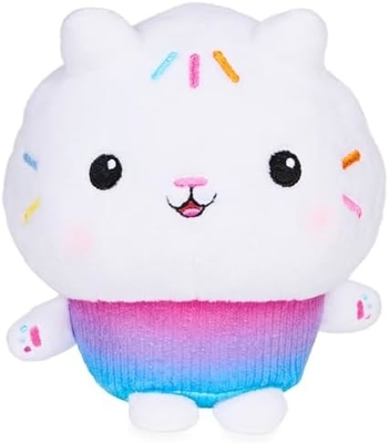 Gabby's Dollhouse, 7-inch Kitty Fairy Purr-ific Plush Toy, Kinderspeelgoed voor 3 jaar en ouder