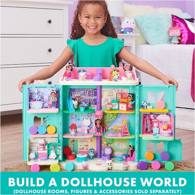 Gabby's Dollhouse, 7-inch Kitty Fairy Purr-ific Plush Toy, Kinderspeelgoed voor 3 jaar en ouder