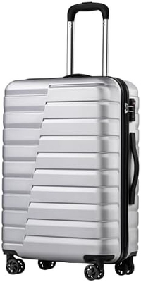Koffer PC ABS TSA bagage 3 stuk set slot spinner Carry on (Teal blauw)
