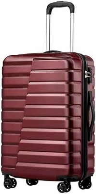 Koffer PC ABS TSA bagage 3 stuk set slot spinner Carry on (Teal blauw)