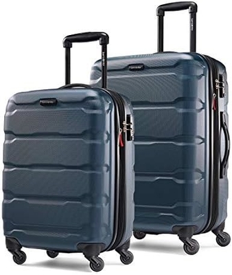 Omni PC Hard Side Uitbreidbare Bagage met Spinner Wheels, Carry-On 20 inch, Teal