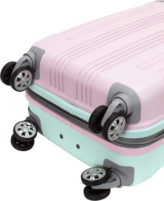Uitbreidbare bagage met draaiwielen, veelkleurig, draagbaar 20 inch