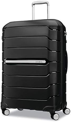 Hardside uitbreidbaar met dubbele spinner wielen, draagbare 21 inch, wit