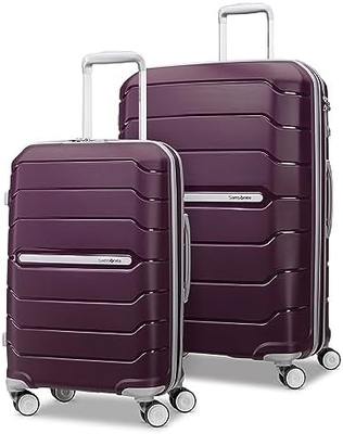Hardside uitbreidbaar met dubbele spinner wielen, draagbare 21 inch, wit
