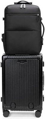 20in Aluminium Frame Hardside Spinner Wheel Bagage, ingebouwde TSA slot Draag op koffer, met Cup Holder &amp; USB-poort