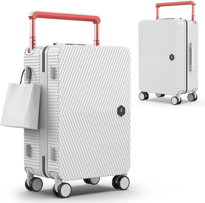 Draagbare bagage, harde koffer met 360° spinnerwielen, vliegtuigkoffer en Lsa-slot met dubbele rits.