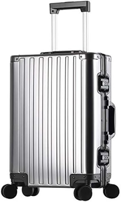 Aluminium bagage koffer (zilver, 20 inch Carry-on) Bezoek Sindermore Store