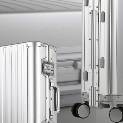 Aluminium bagage koffer (zilver, 20 inch Carry-on) Bezoek Sindermore Store