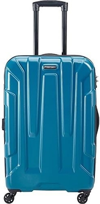 Centrische harde uitbreidbare bagage met spinners, blauwblauw, gemiddeld 24-inch