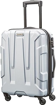 Centrische harde uitbreidbare bagage met spinners, blauwblauw, gemiddeld 24-inch