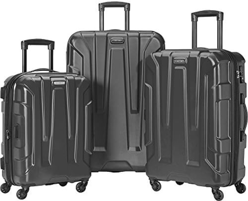 Centrische harde uitbreidbare bagage met spinners, blauwblauw, gemiddeld 24-inch