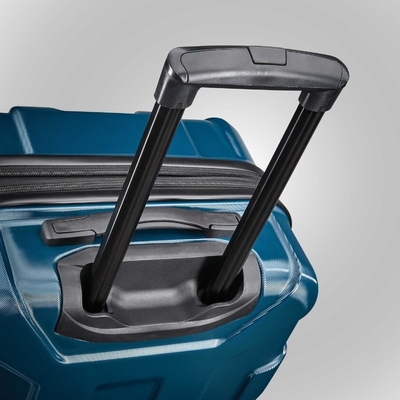 Centrische harde uitbreidbare bagage met spinners, blauwblauw, gemiddeld 24-inch