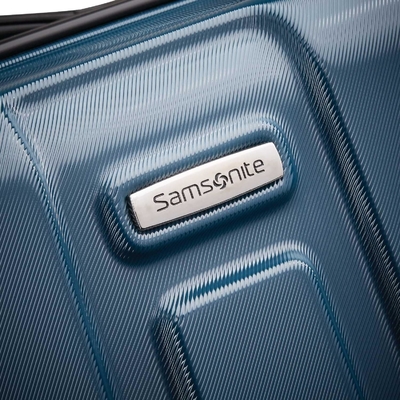 Centrische harde uitbreidbare bagage met spinners, blauwblauw, gemiddeld 24-inch
