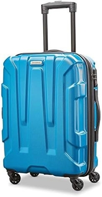 Centrische harde uitbreidbare bagage met spinners, blauwblauw, gemiddeld 24-inch