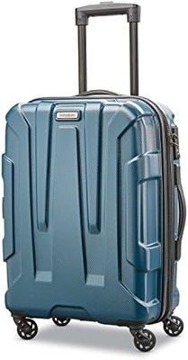 Centrische harde uitbreidbare bagage met spinners, blauwblauw, gemiddeld 24-inch