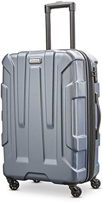 Centrische harde uitbreidbare bagage met spinners, blauwblauw, gemiddeld 24-inch