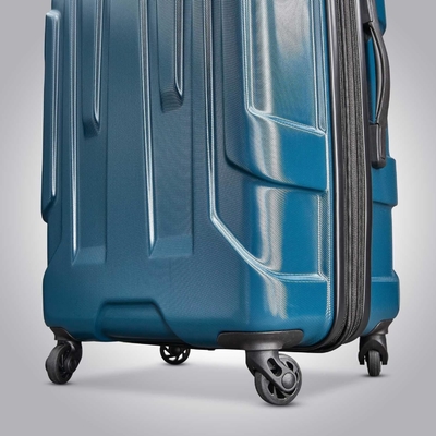 Centrische harde uitbreidbare bagage met spinners, blauwblauw, gemiddeld 24-inch